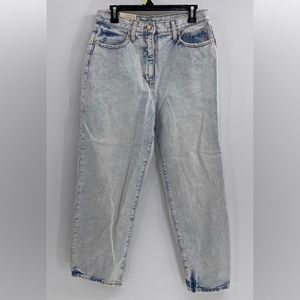 NWT UNIVERSAL THREAD Vintage Straight Leg Jeans 18W BLEACHED ACID WASH DENIM